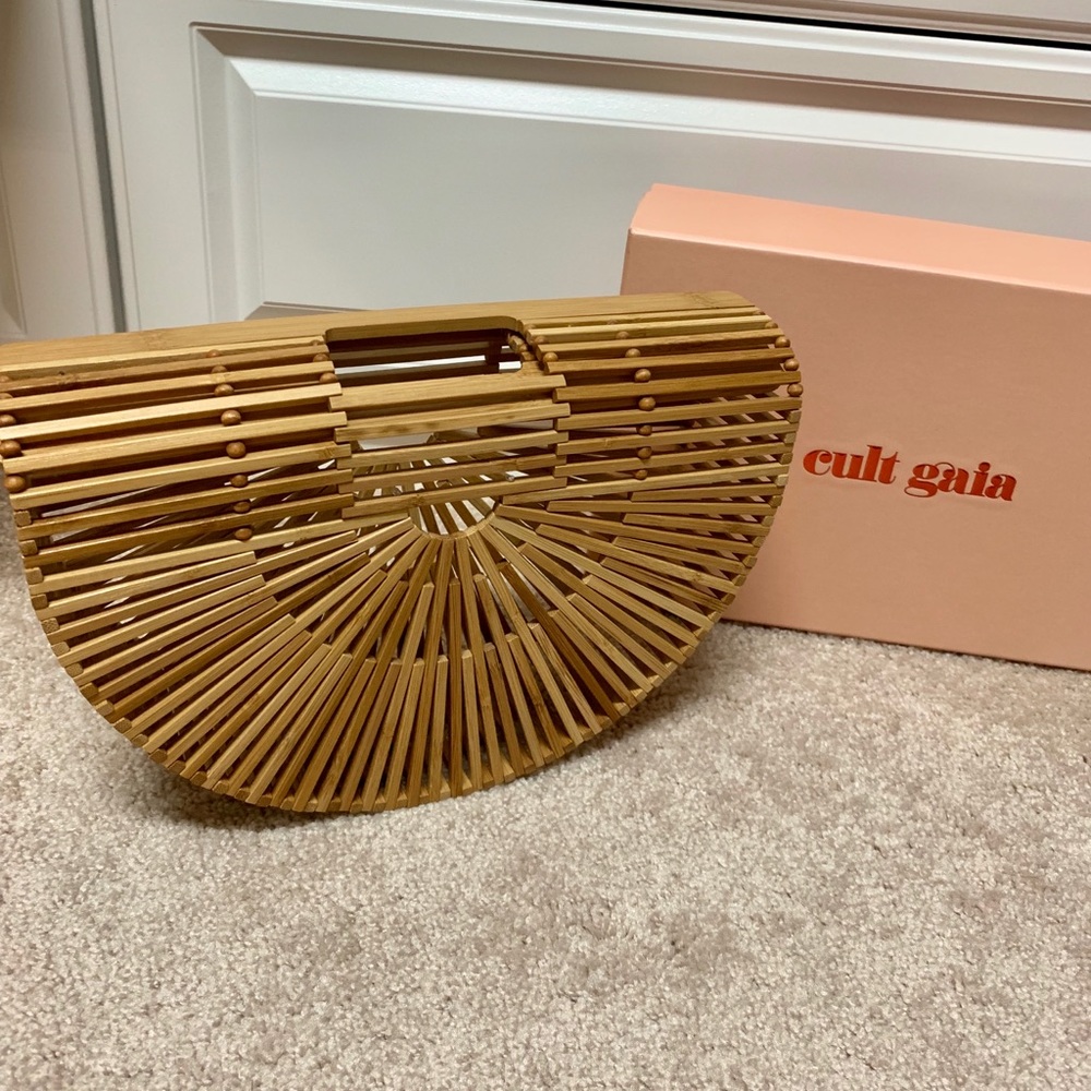Cult Gaia Small Bamboo Ark Bag